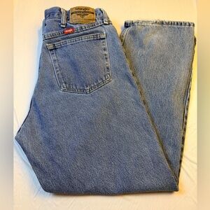 Wrangler Men's Blue Jeans Vintage Denim work Jeans